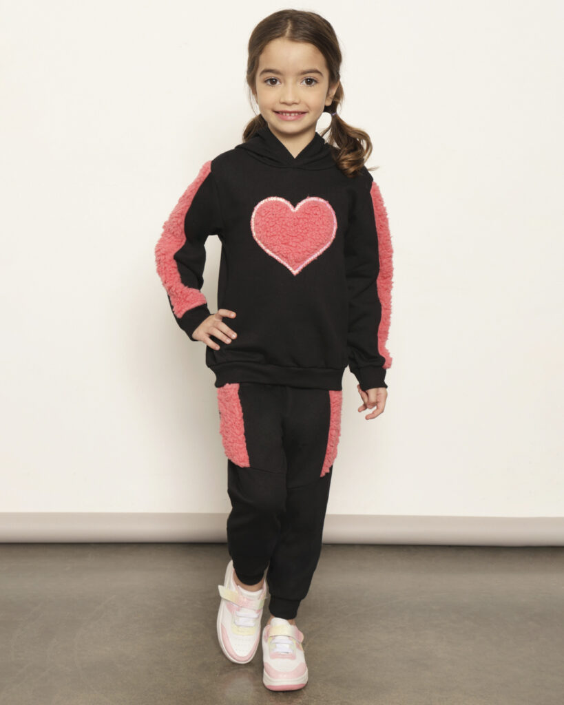 conjunto moletom infantil menina